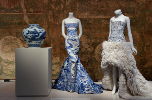 06Chinese Export Vase Roberto Cavalli and McQueen gowns